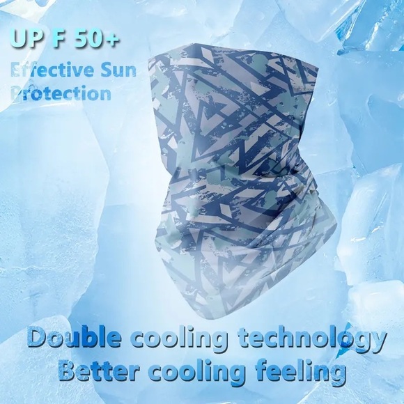 H.T. Bandana Seamless Protector Gaiter Polar Neckwear Derlay Multi - Picture 10 of 15